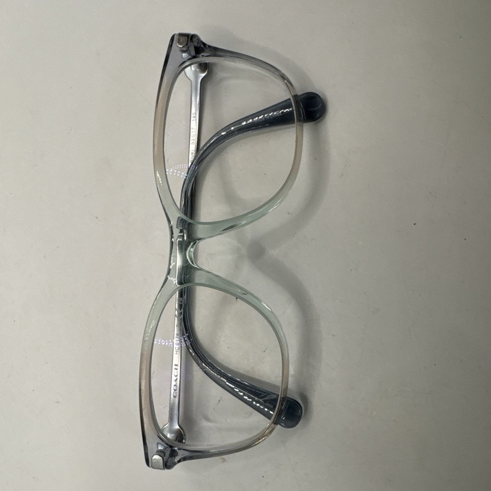 Coach HC6176 HC 6176 5642 Gradient Transparent Blue Eyeglasses Rx-Able Frame